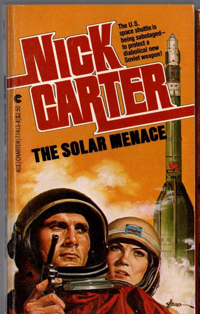 Nick Carter  THE SOLAR MENACE front book cover image