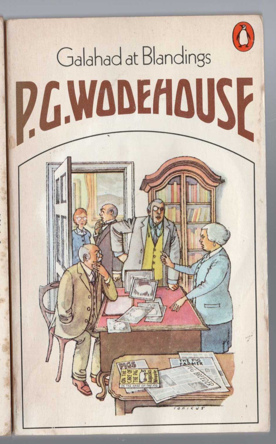 P.G. Wodehouse  GALAHAD AT BLANDINGS front book cover image