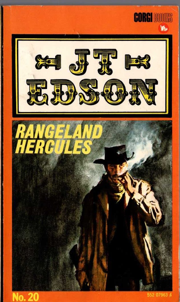 J.T. Edson  RANGELAND HERCULES front book cover image
