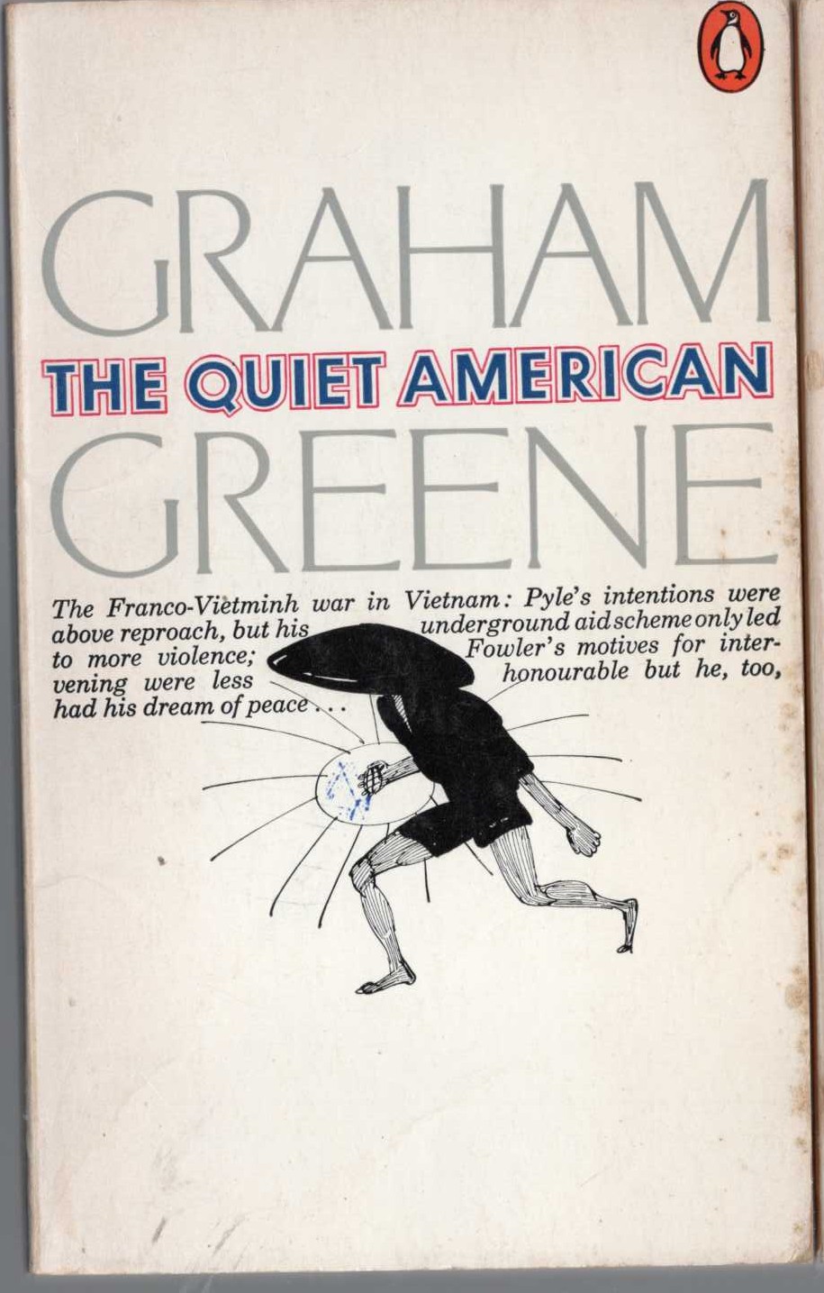 Graham Greene  THE QUIET AMERICAN front book cover image