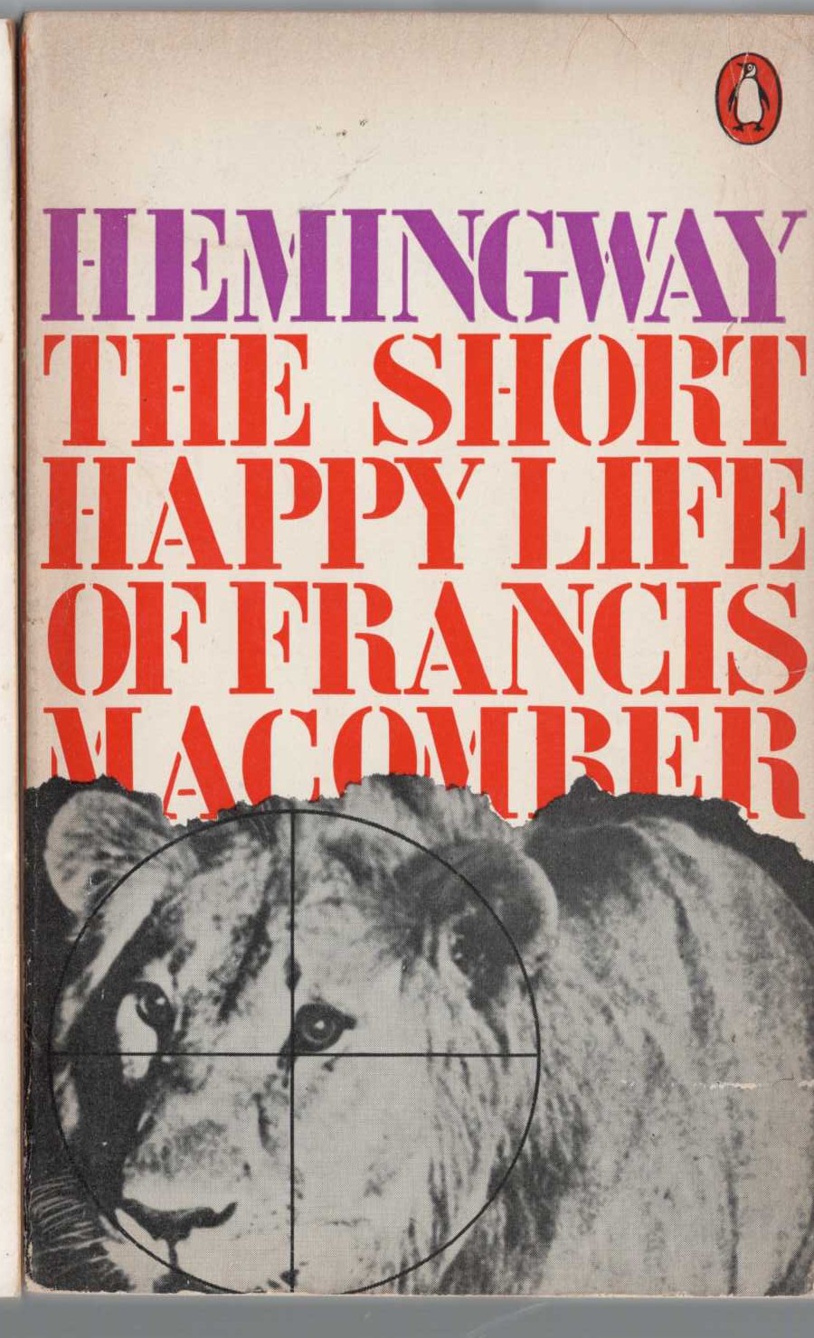 Ernest Hemingway  THE SHORT HAPPY LIFE OF FRANCIS MACOMBER front book cover image