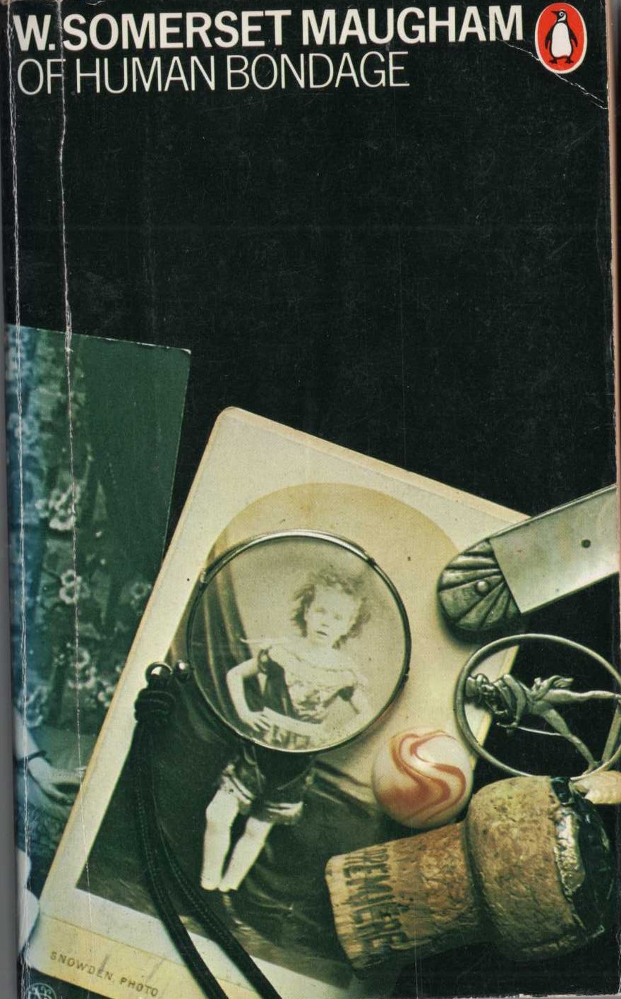 W.Somerset Maugham  ON HUMAN BONDAGE front book cover image