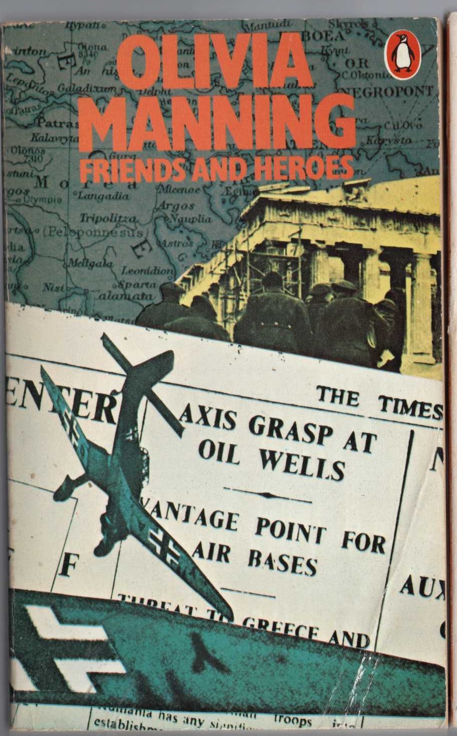 Olivia Manning  FRIENDS AND HEROES front book cover image