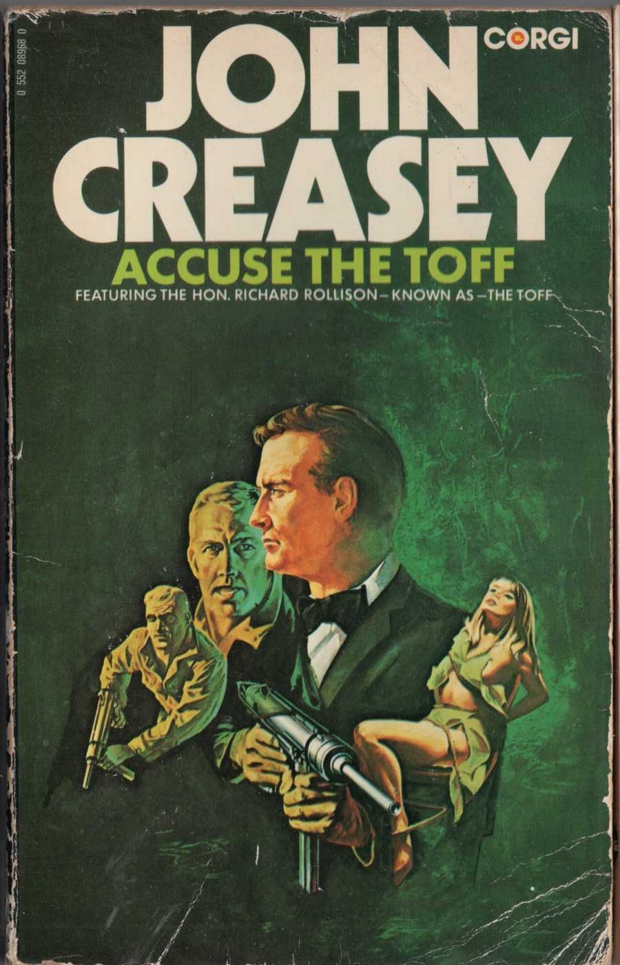 John Creasey  ACCUSE THE TOFF front book cover image