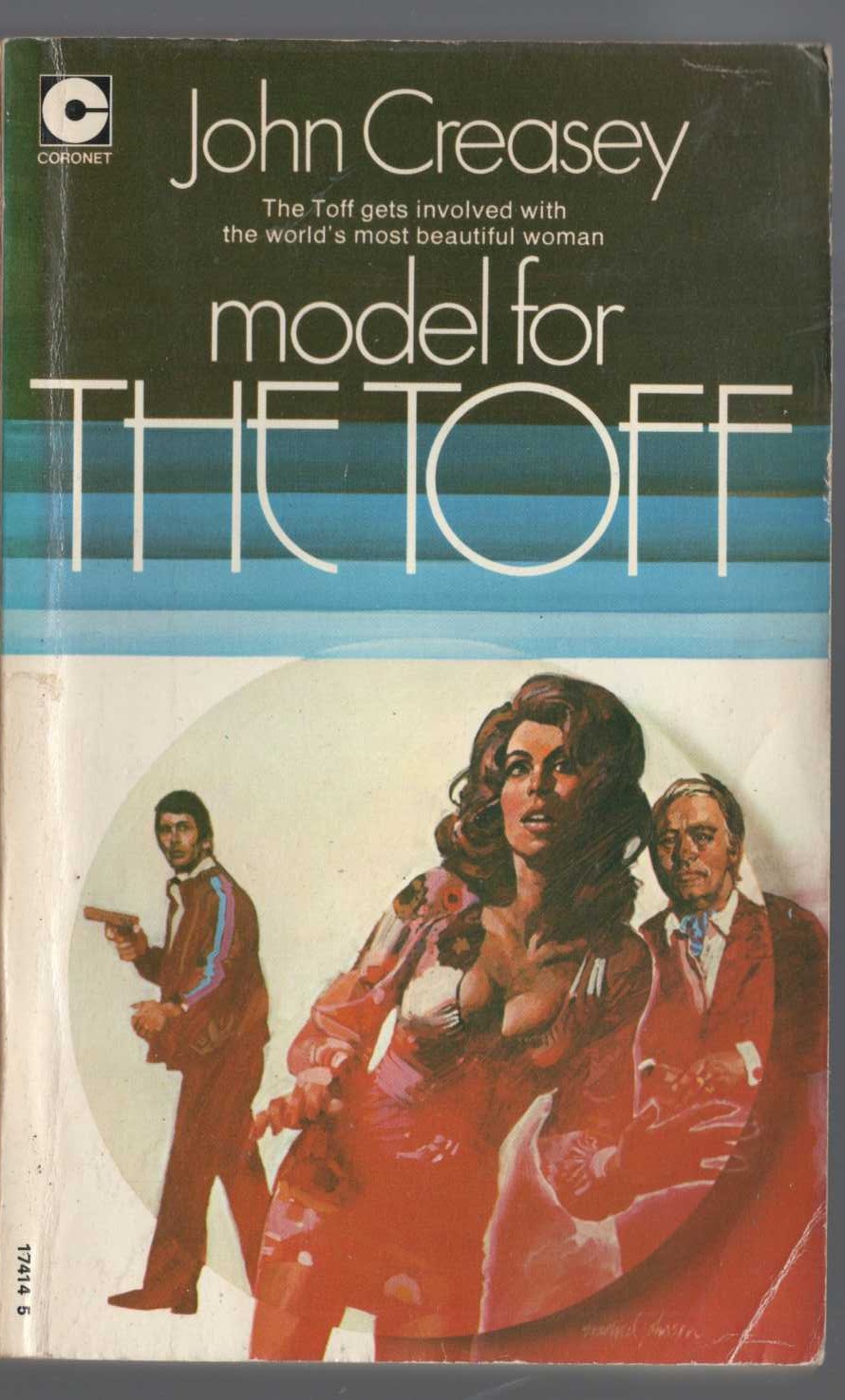 John Creasey  MODEL FOR THE TOFF front book cover image