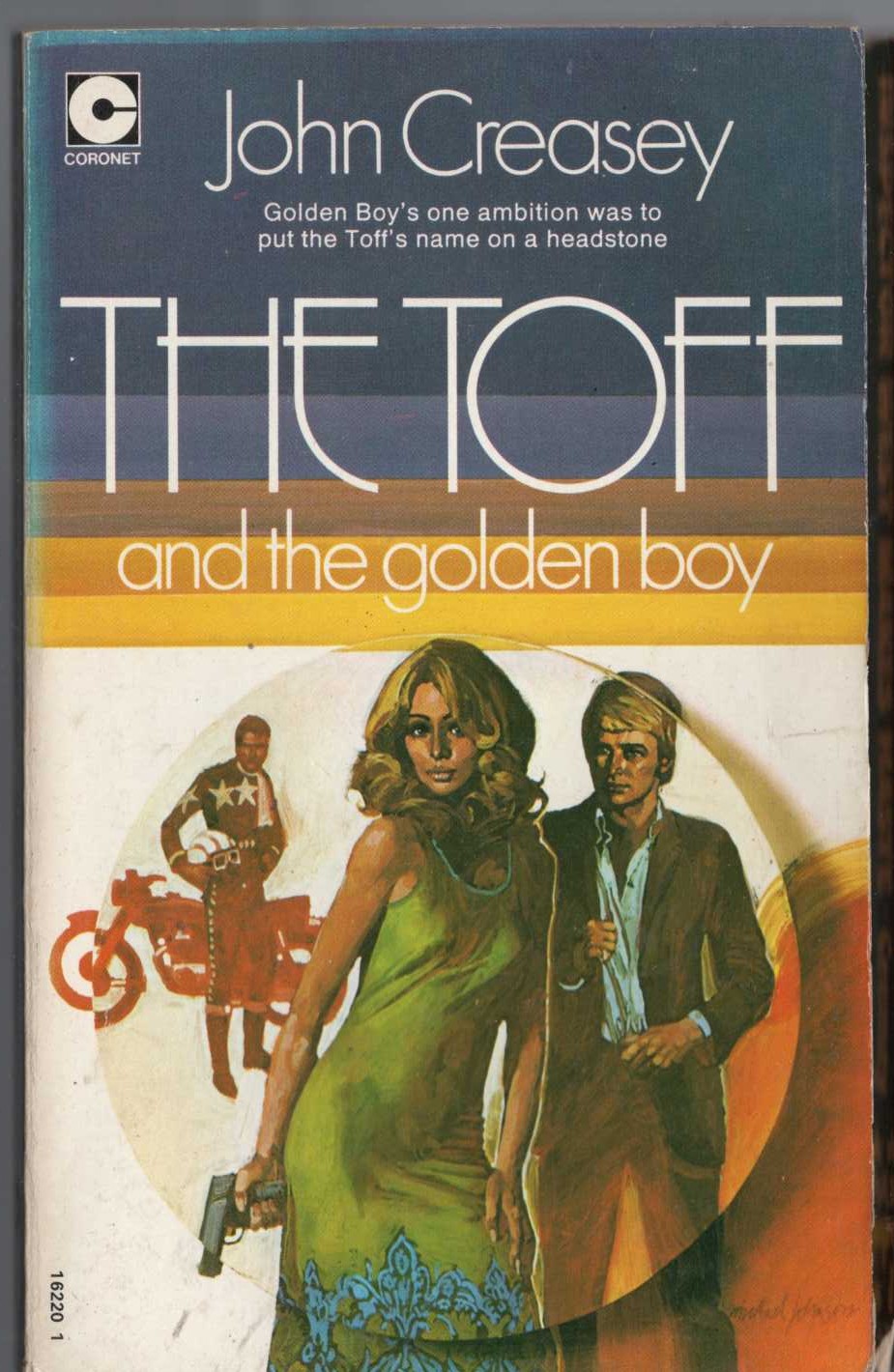 John Creasey  THE TOFF AND THE GOLDEN BOY front book cover image