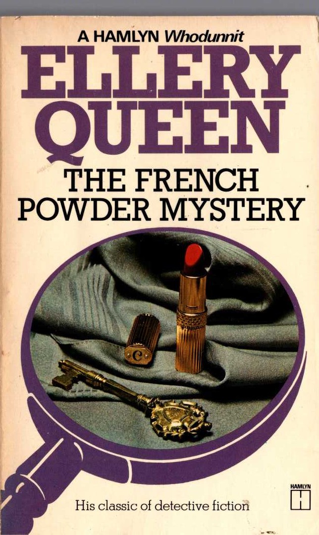 Ellery Queen  THE FRENCH POWDER MYSTERY front book cover image