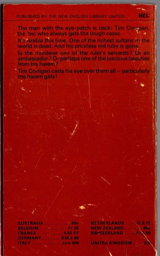 Ellery Queen  WHY SO DEAD? magnified rear book cover image