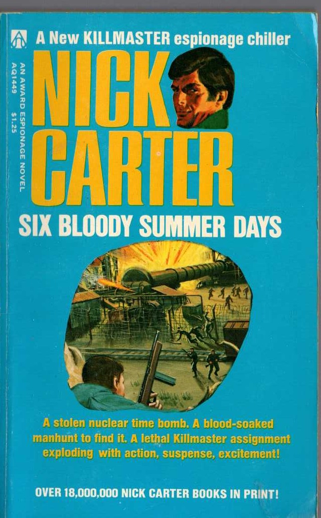 Nick Carter  SIX BLOODY SUMMER DAYS front book cover image