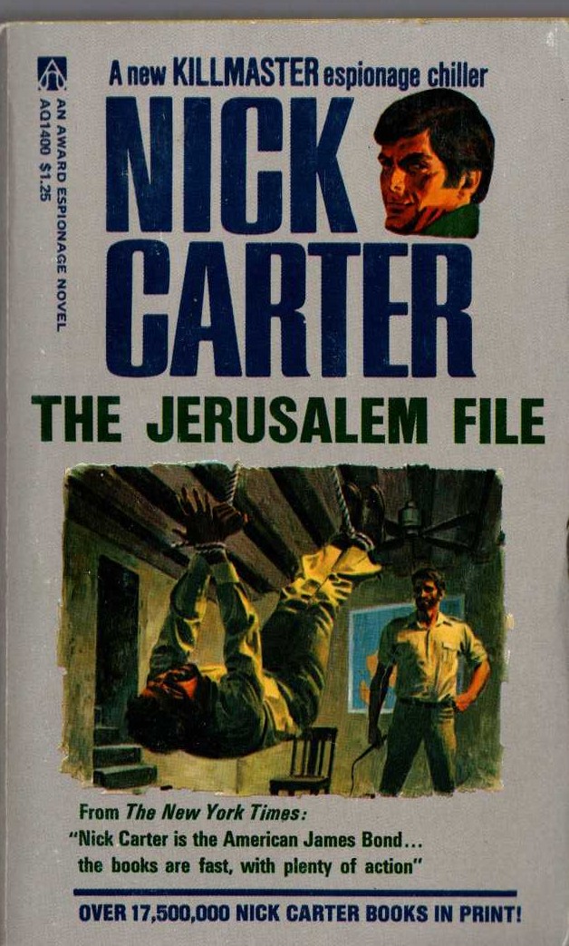 Nick Carter  THE JERUSALEM FILE front book cover image