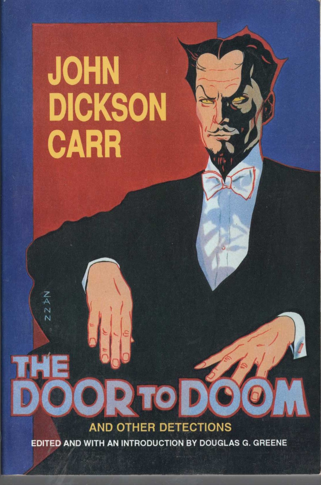 John Dickson Carr  THE DOOR TO DOOM and other detections front book cover image