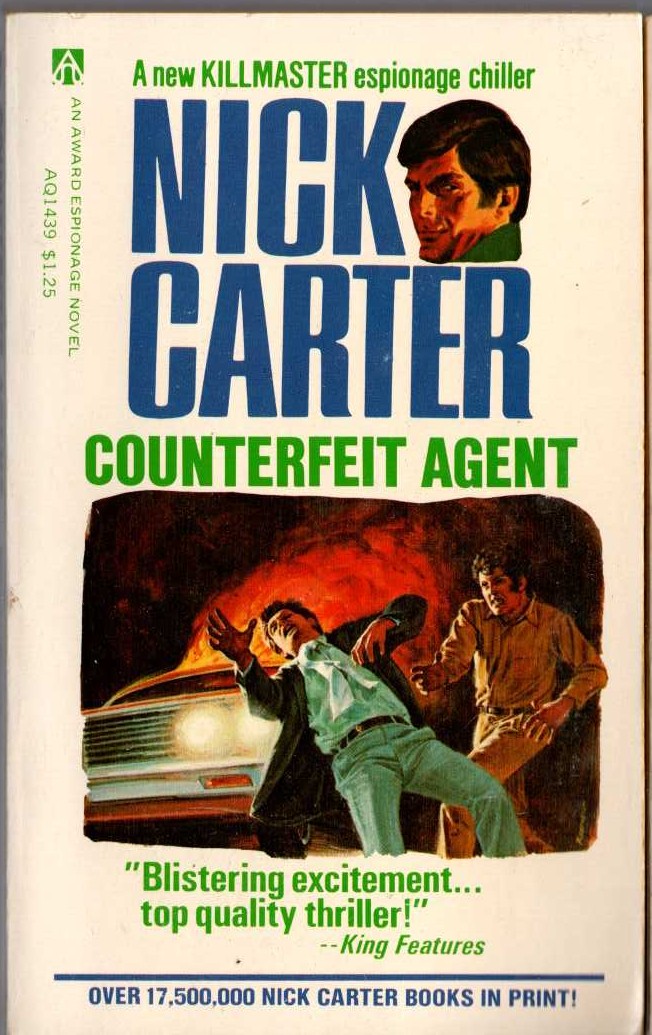 Nick Carter  COUNTERFEIT AGENT front book cover image