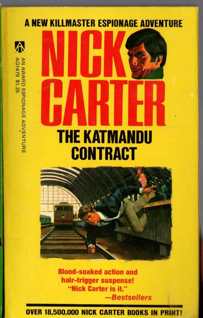 Nick Carter  THE KATMANDU CONTRACT front book cover image