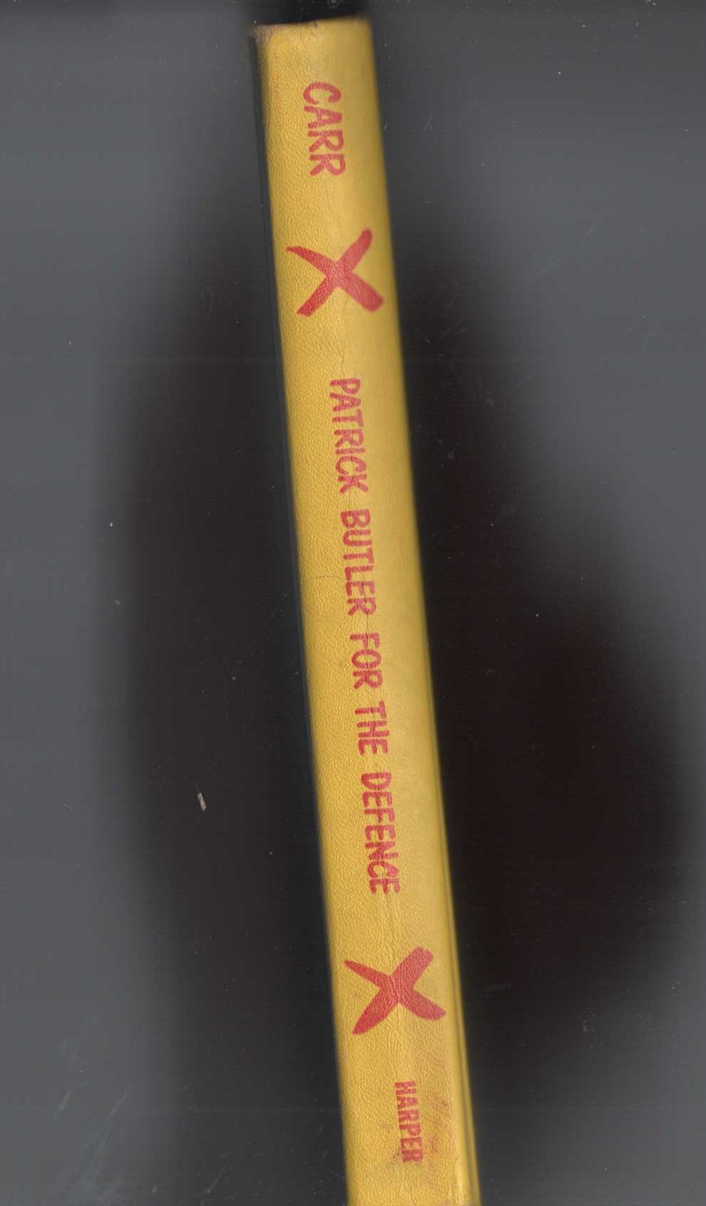 PATRICK BUTLER FOR THE DEFENCE front book cover image