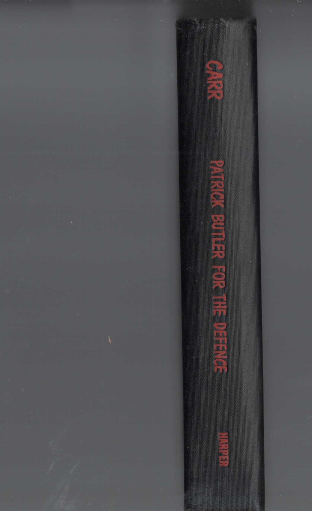 PATRICK BUTLER FOR THE DEFENCE front book cover image