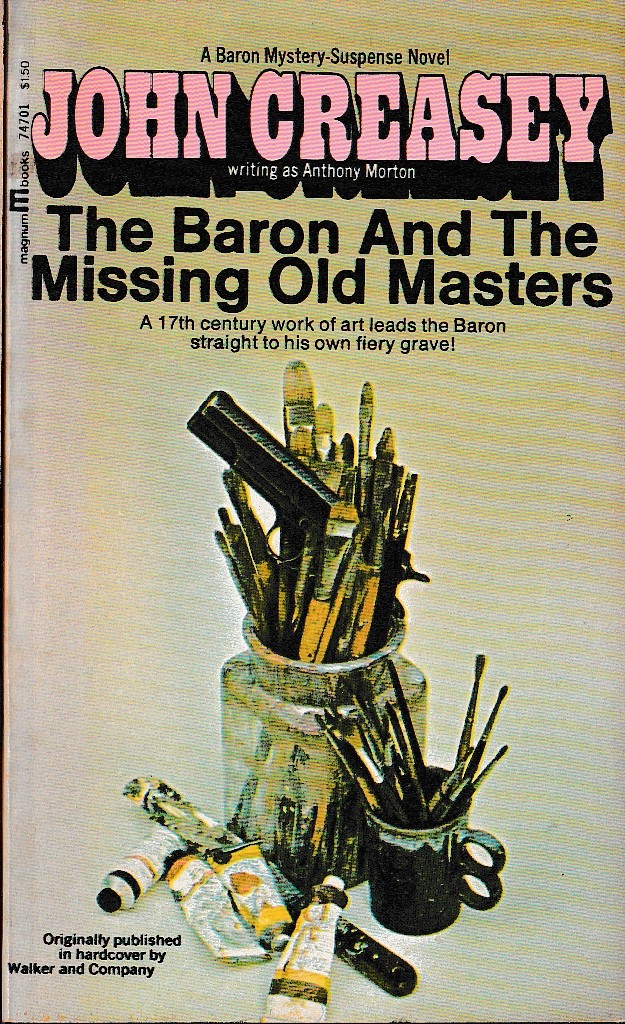 Anthony Morton  THE BARON AND THE MISSING OLD MASTERS front book cover image