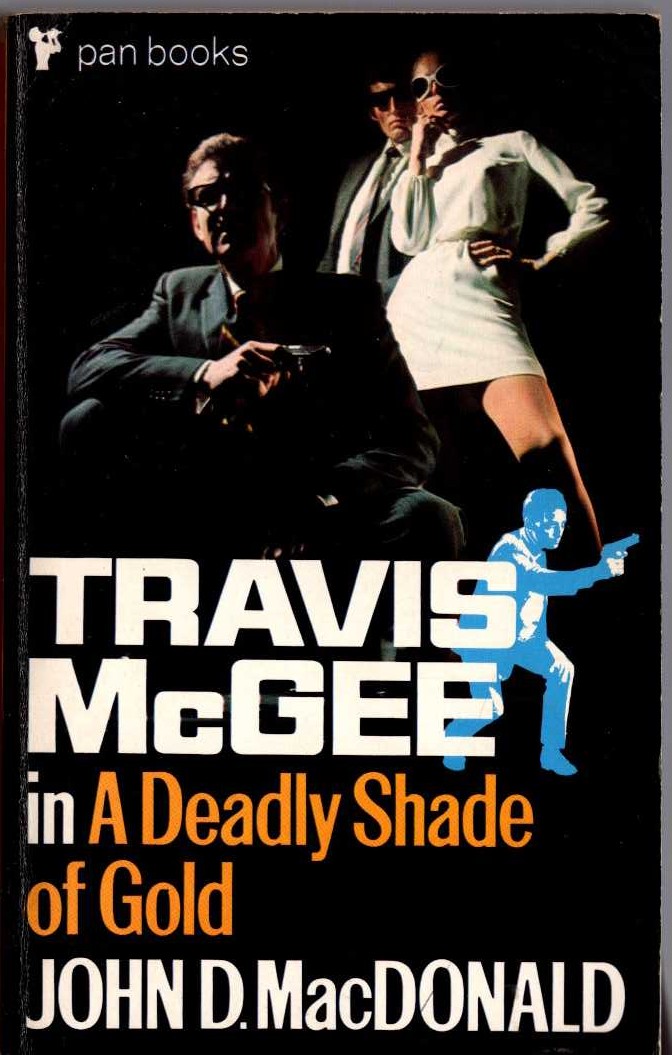 John D. MacDonald  A DEADLY SHADE OF GOLD front book cover image