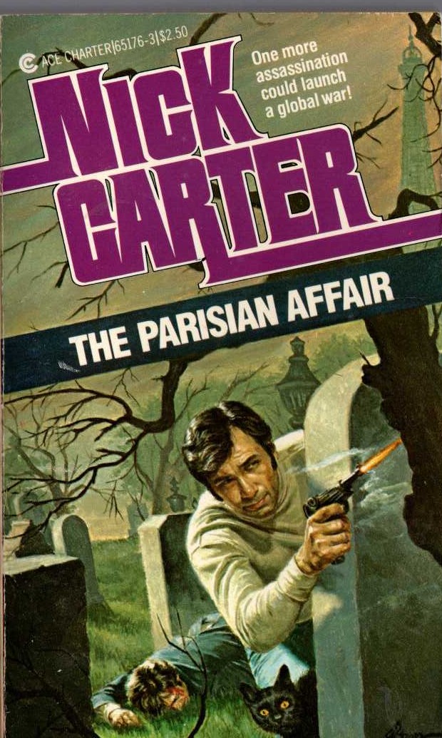 Nick Carter  THE PARISIAN AFFAIR front book cover image