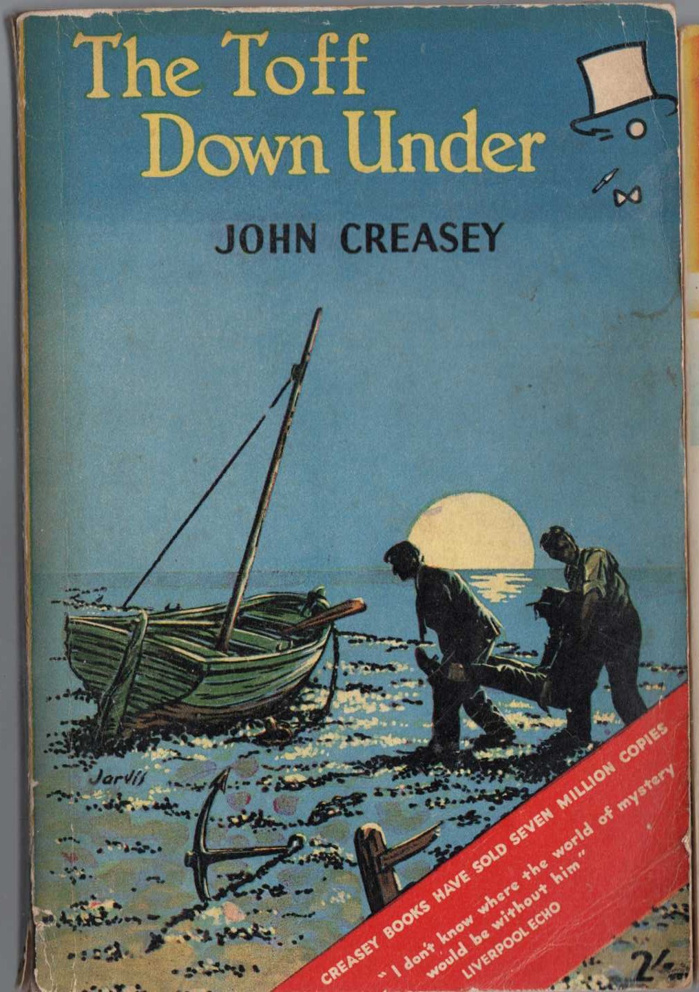 John Creasey  THE TOFF DOWN UNDER front book cover image