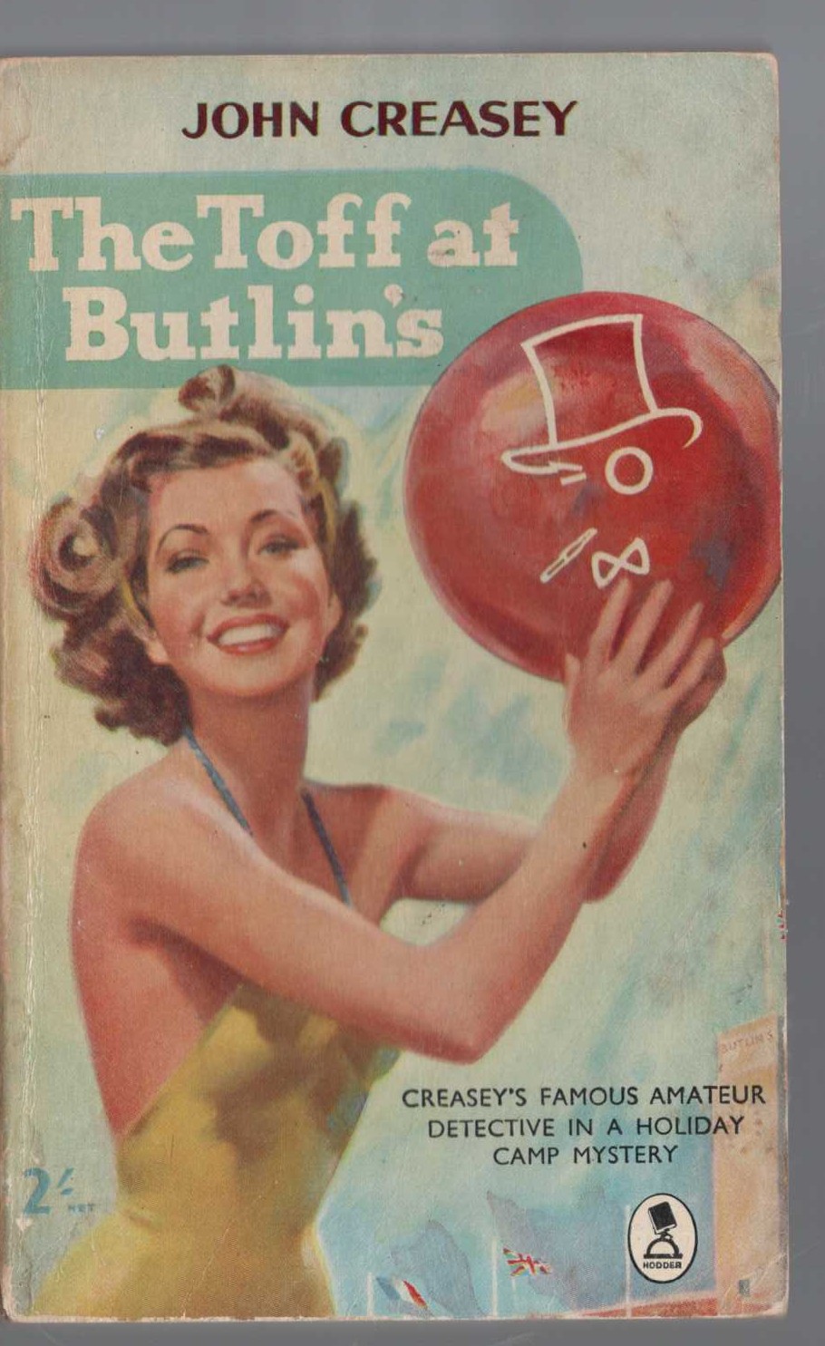 John Creasey  THE TOFF AT BUTLIN'S front book cover image
