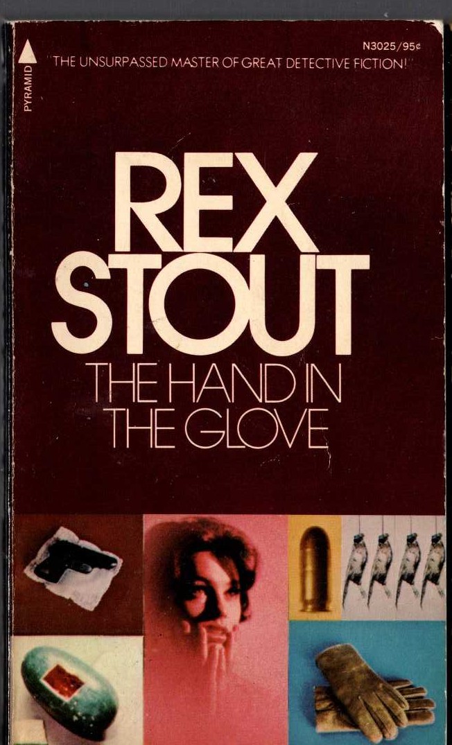 Rex Stout  THE HAND IN THE GLOVE front book cover image