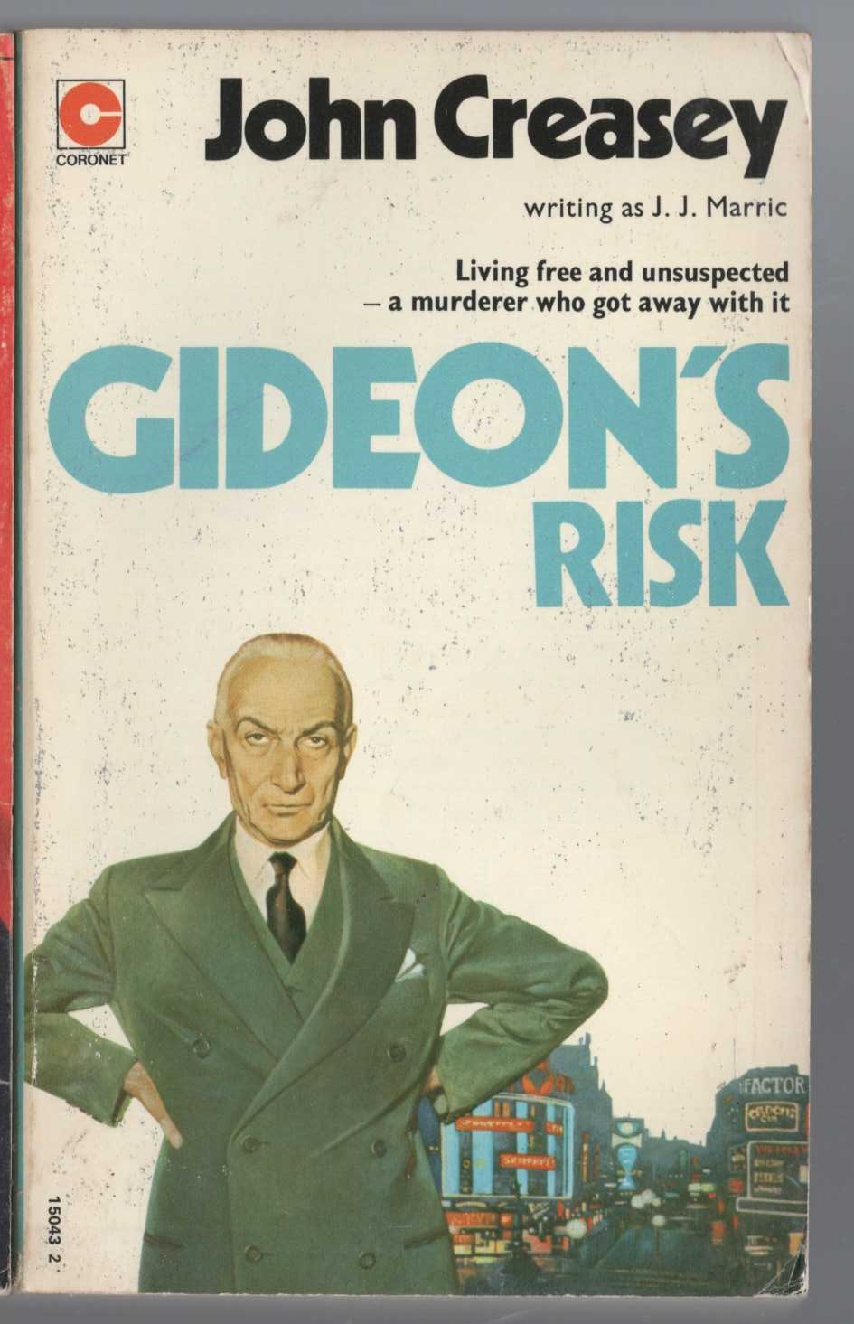 J.J. Marric  GIDEON'S RISK front book cover image