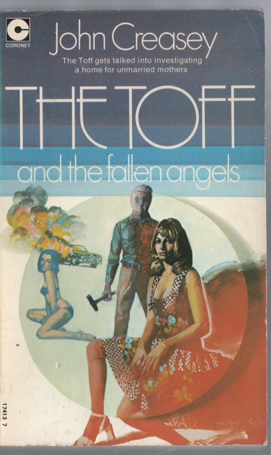 John Creasey  THE TOFF AND THE FALLEN ANGELS front book cover image