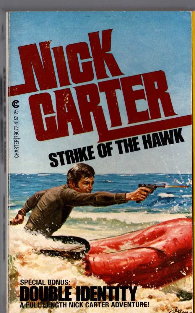 Nick Carter  STRIKE OF THE HAWK front book cover image