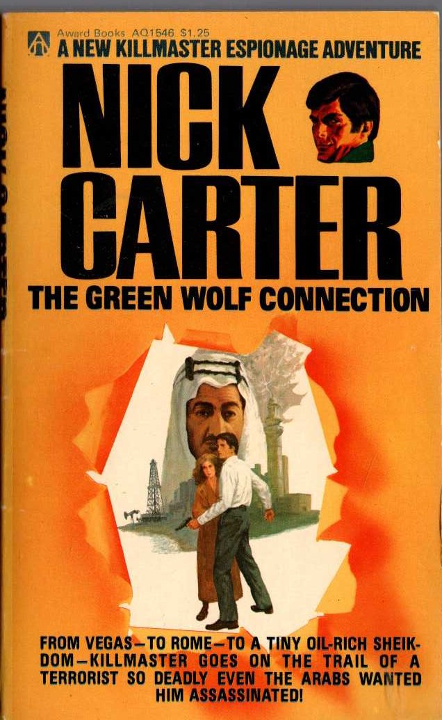 Nick Carter  THE GREEN WOLF CONNECTION front book cover image