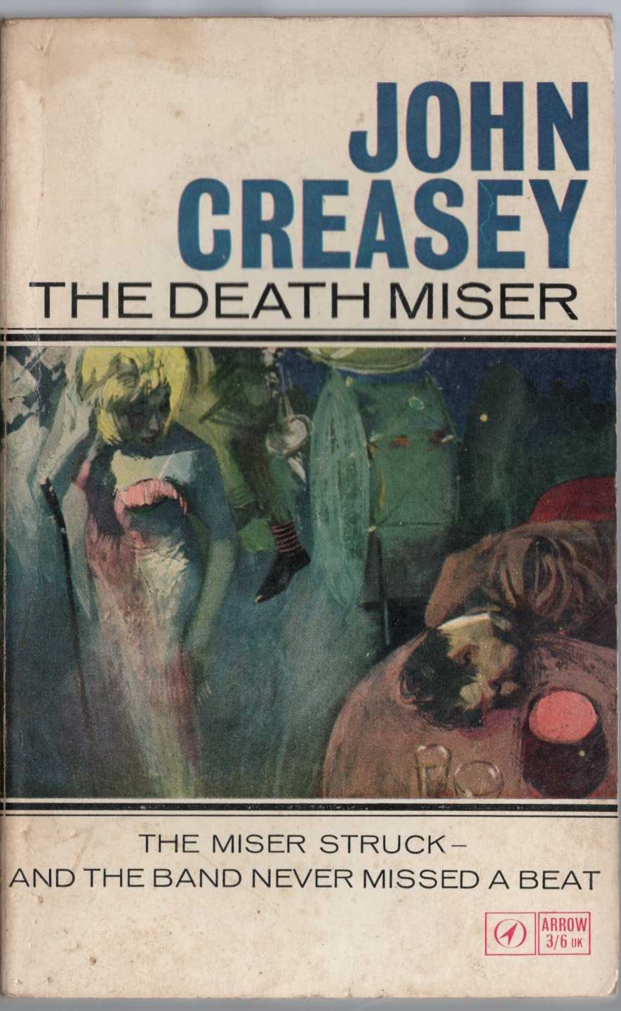 John Creasey  THE DEATH MISER front book cover image