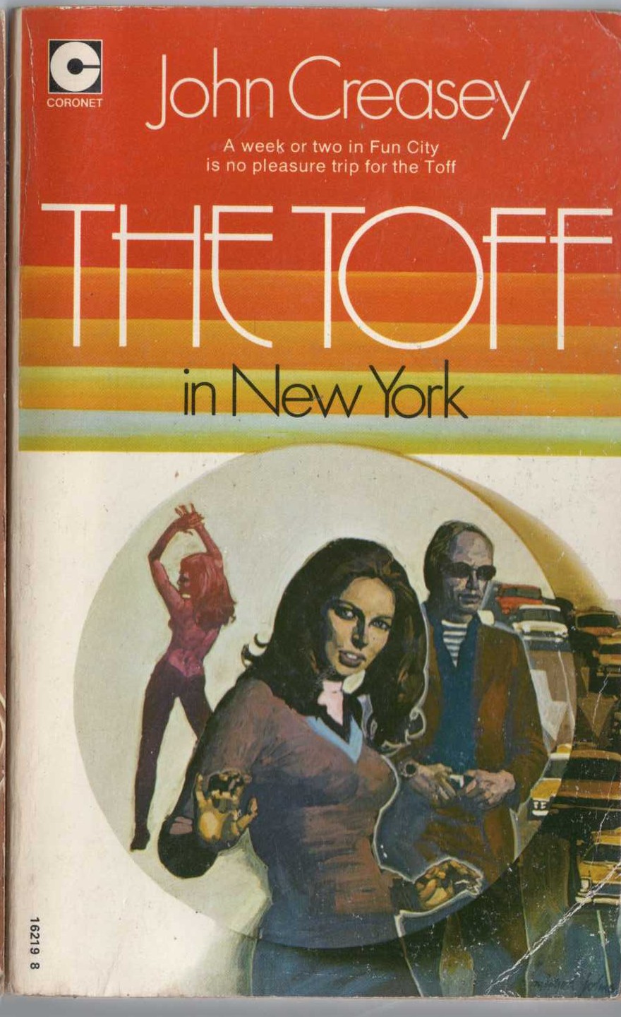 John Creasey  THE TOFF IN NEW YORK front book cover image