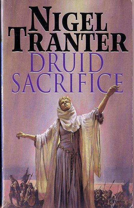 Nigel Tranter  DRUID SACRIFICE front book cover image