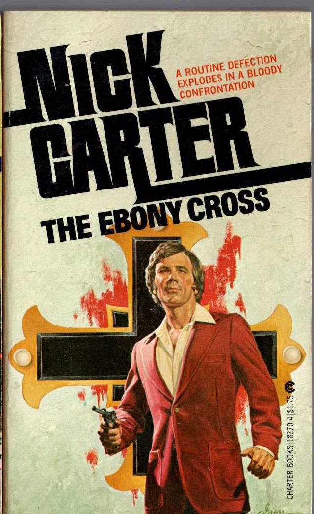 Nick Carter  THE EBONY CROSS front book cover image
