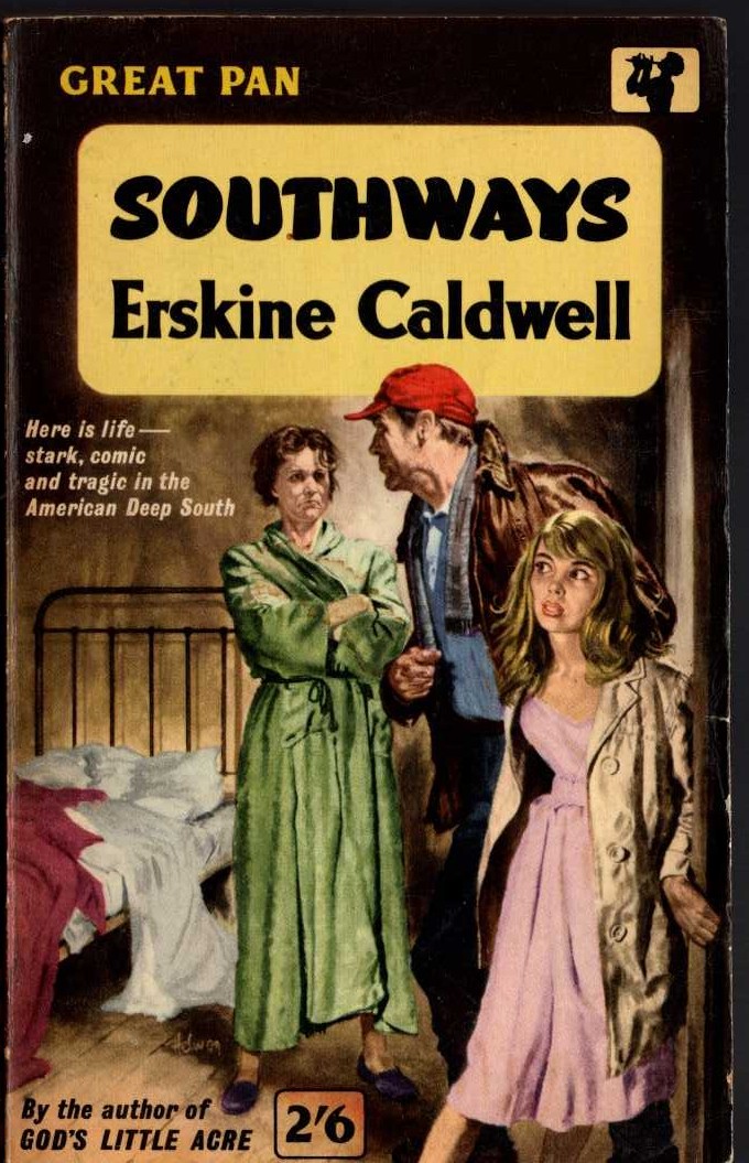 Erskine Caldwell  SOUTHWAYS front book cover image