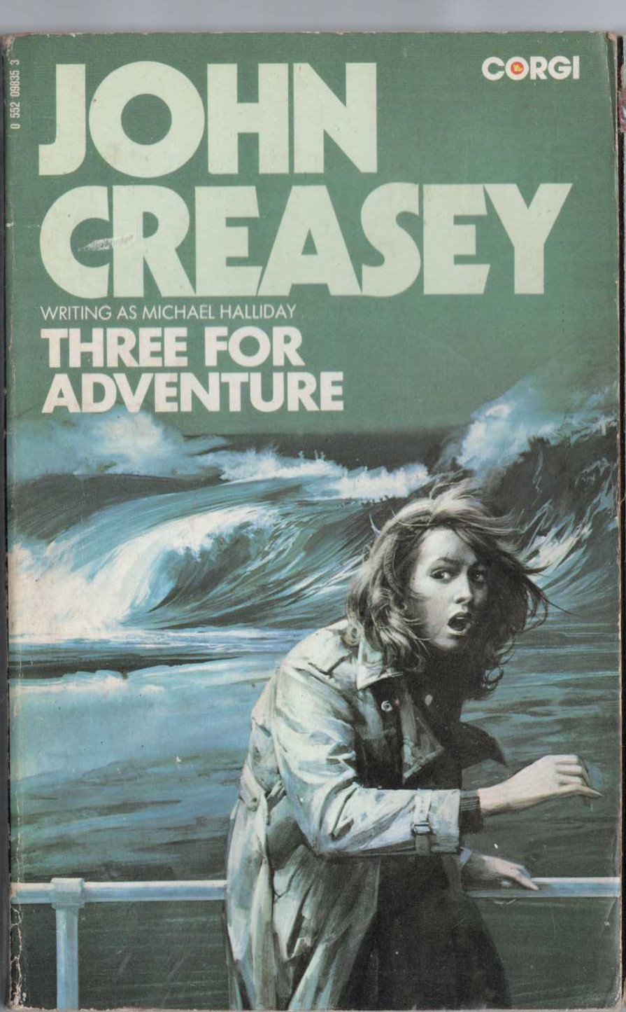Michael Halliday  THREE FOR ADVENTURE front book cover image