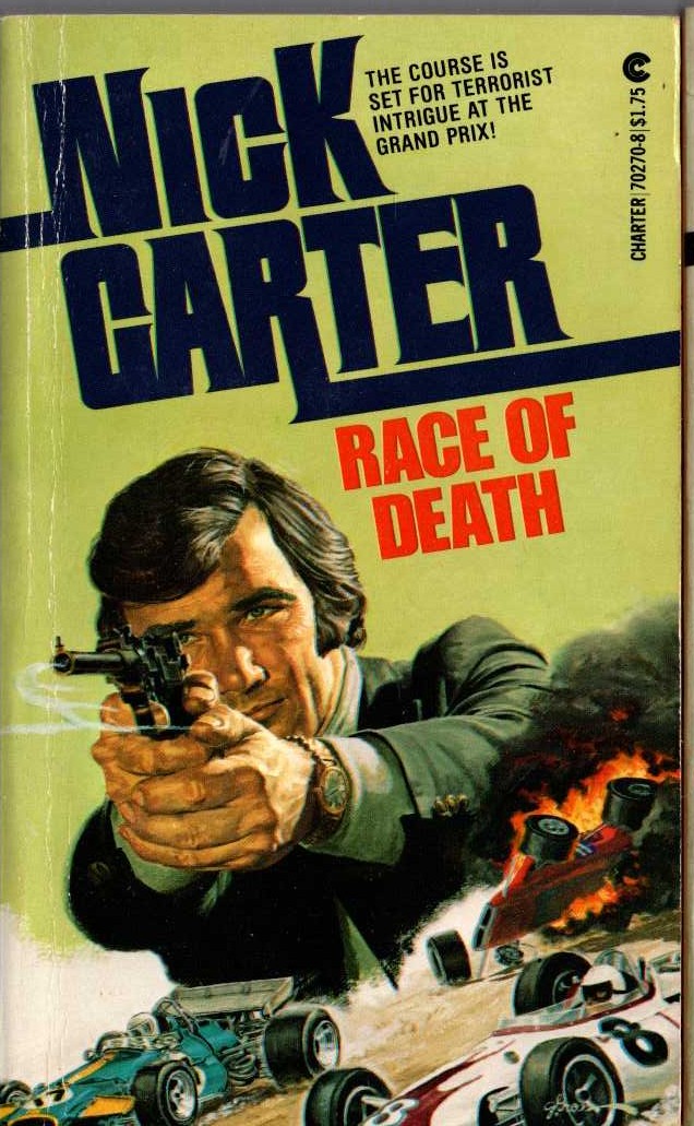 Nick Carter  RACE OF DEATH front book cover image