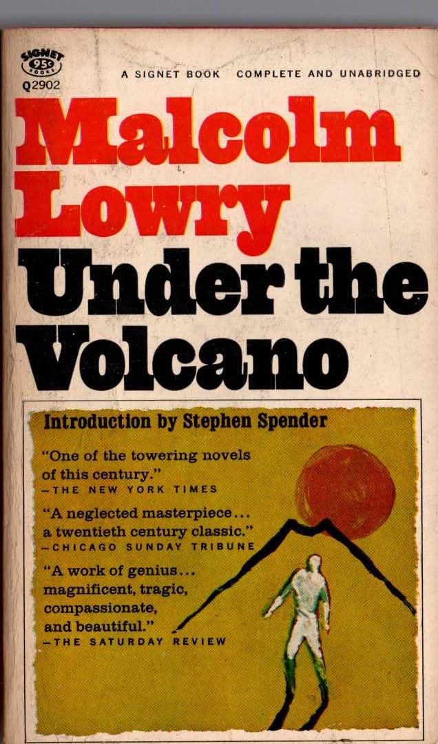 Malcolm Lowry  UNDER THE VOLCANO front book cover image