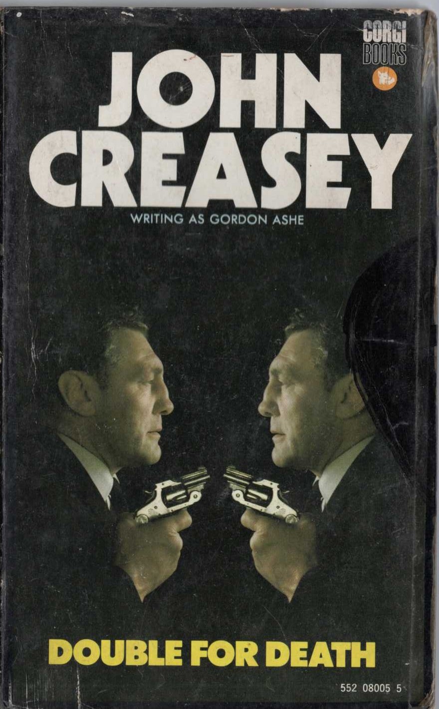 Gordon Ashe  DOUBLE FOR DEATH front book cover image