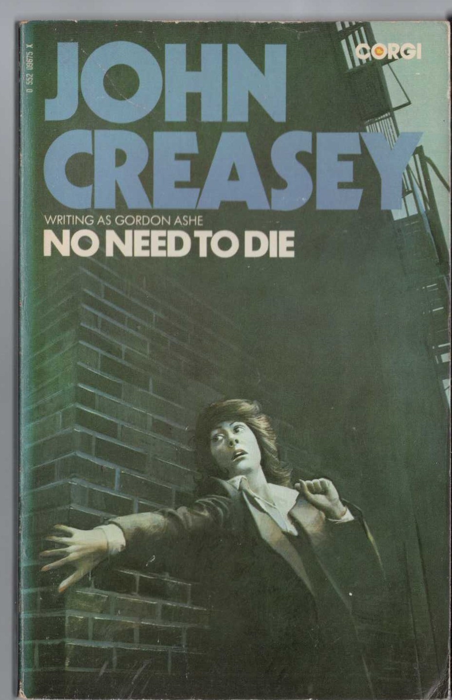 Gordon Ashe  NO NEED TO DIE front book cover image