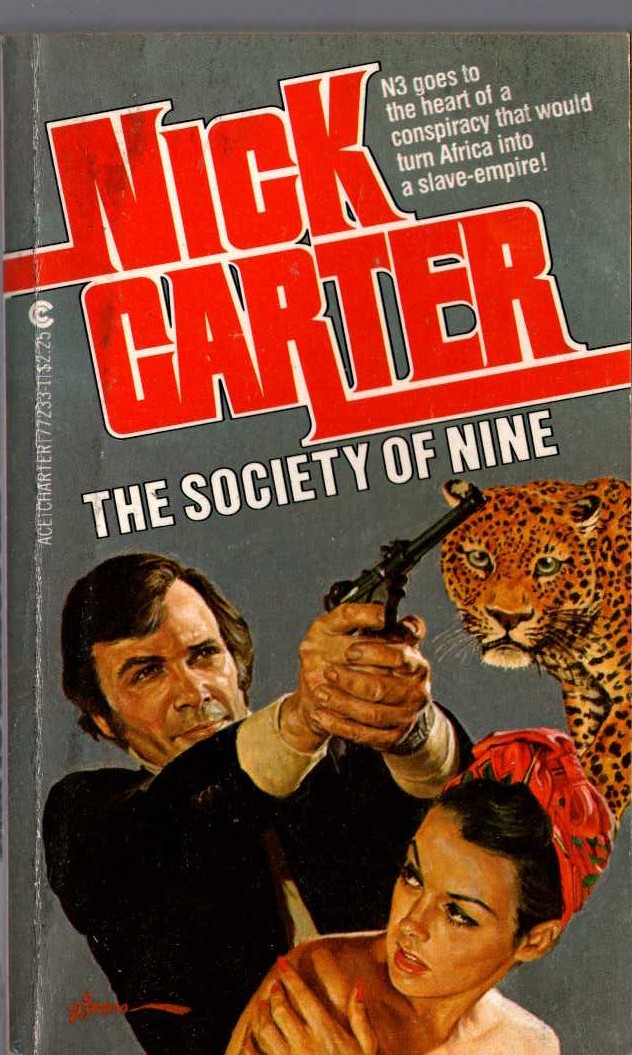 Nick Carter  THE SOCIETY OF NINE front book cover image