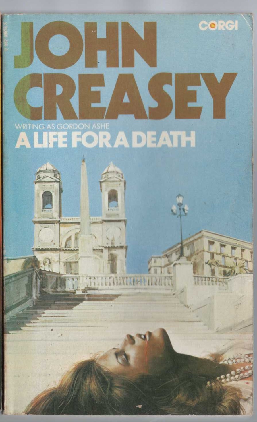 Gordon Ashe  A LIFE FOR A DEATH front book cover image