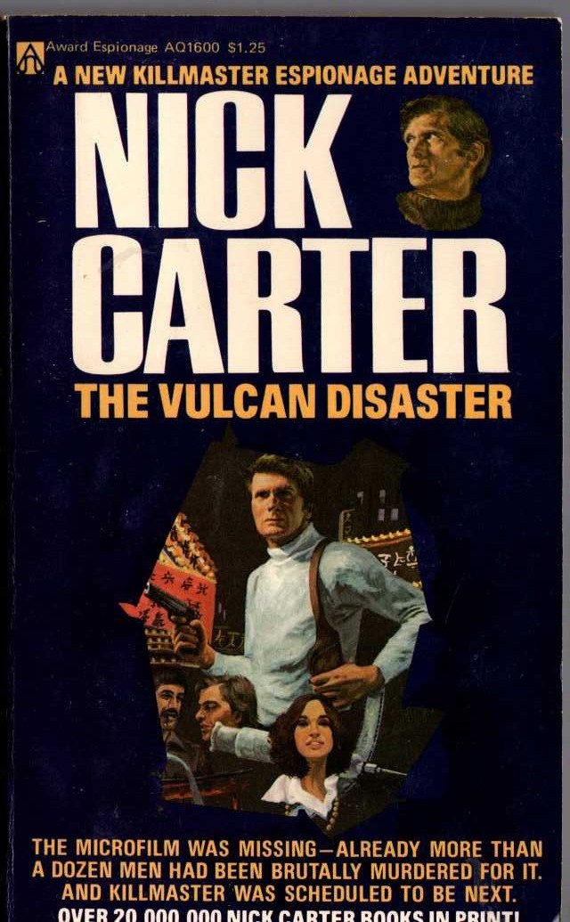 Nick Carter  THE VULCAN DISASTER front book cover image