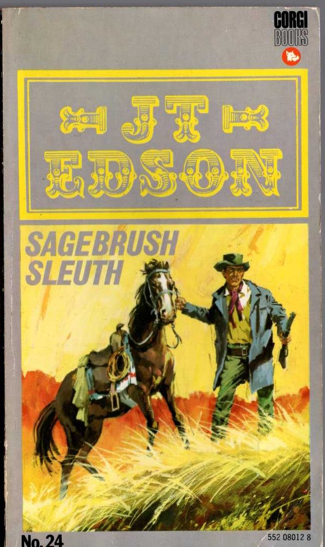 J.T. Edson  SAGEBRUSH SLEUTH front book cover image