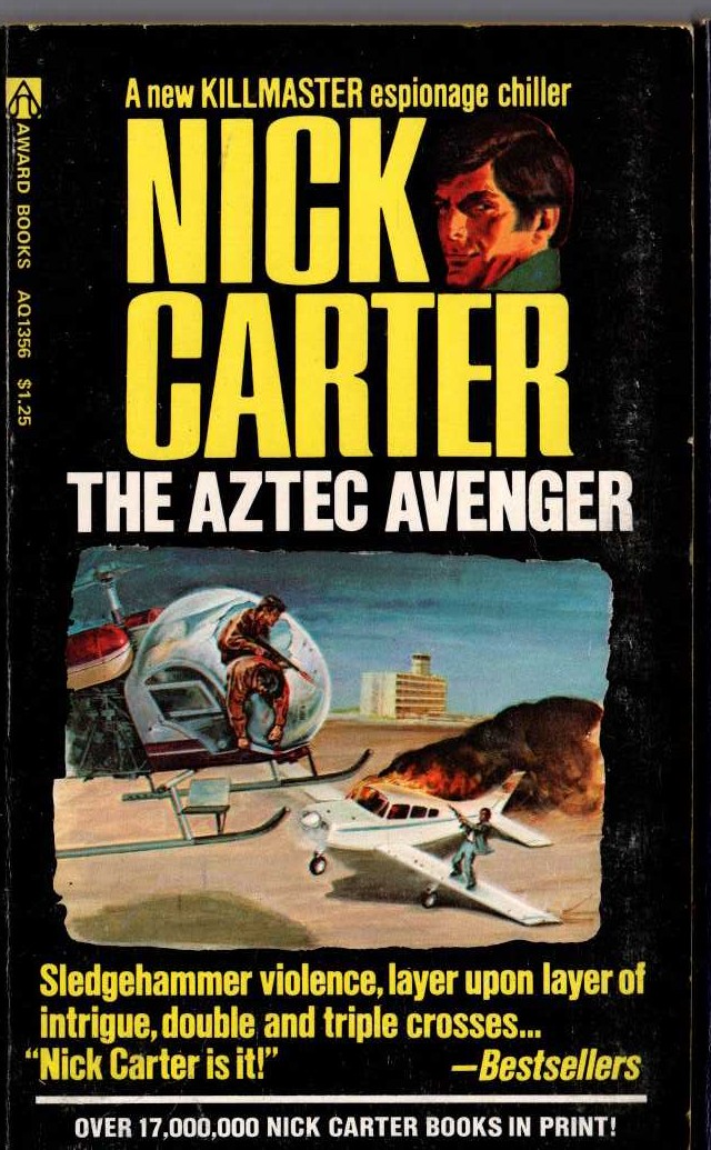 Nick Carter  THE AZTEC AVENGER front book cover image