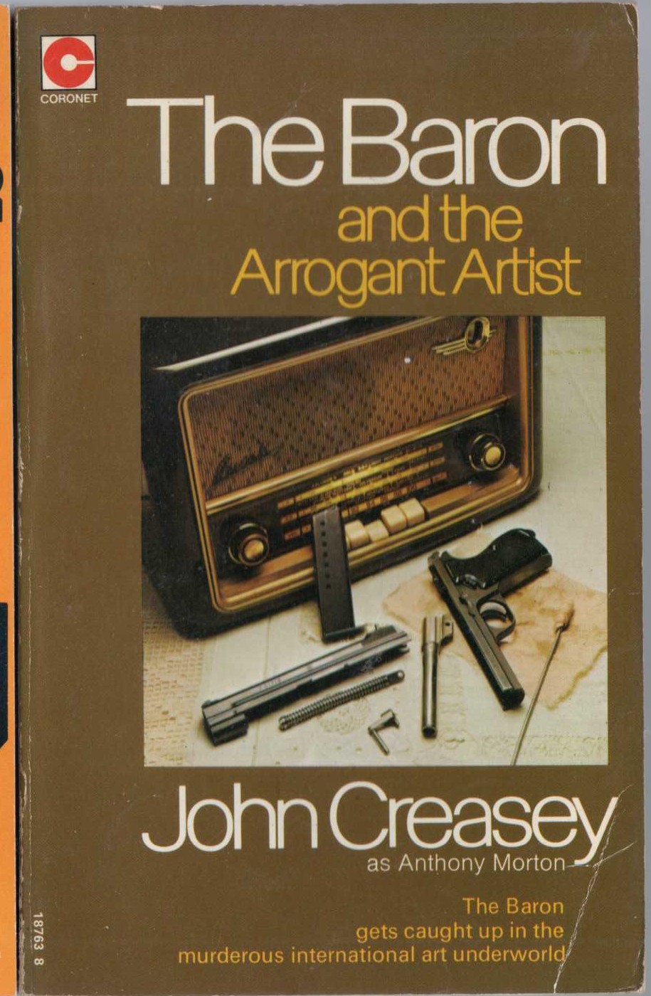 Anthony Morton  THE BARON AND THE ARROGANT ARTIST front book cover image