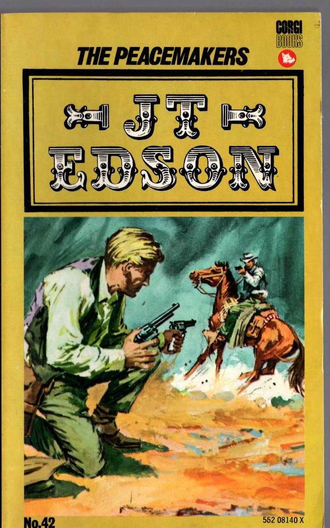 J.T. Edson  THE PEACEMAKERS front book cover image