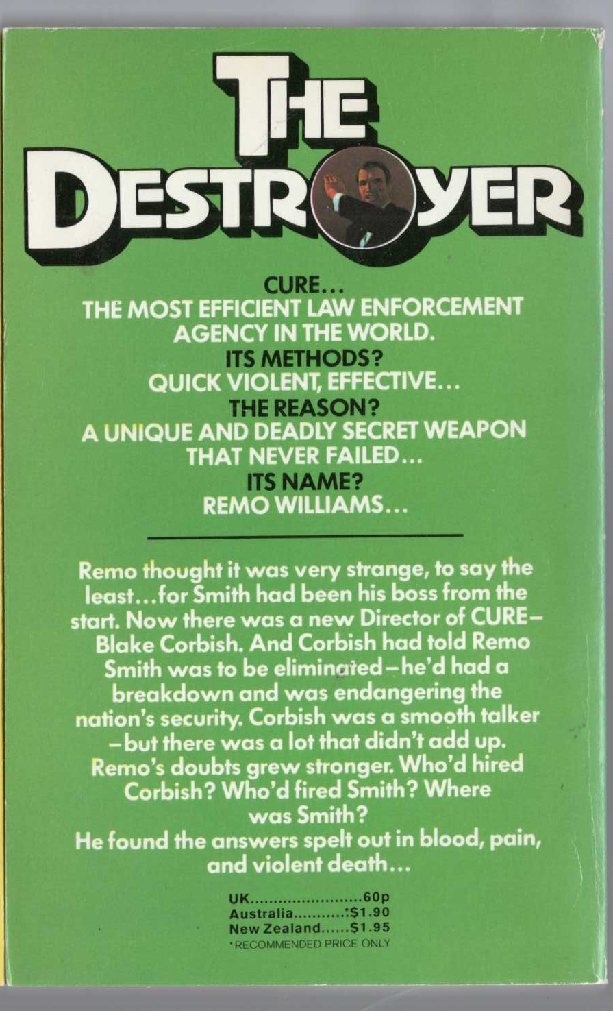 THE DESTROYER 14: JUDGEMENT DAY magnified rear book cover image