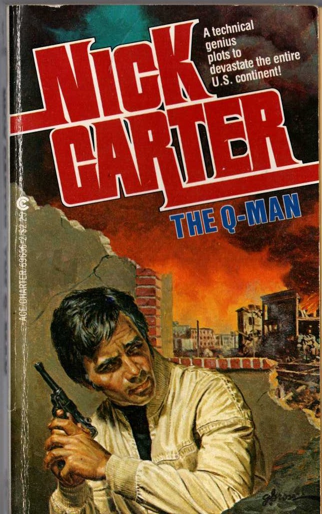 Nick Carter  THE Q-MAN front book cover image