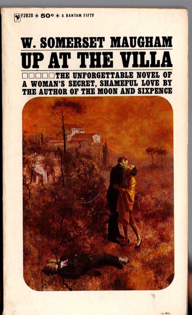 W.Somerset Maugham  UP AT THE VILLA front book cover image