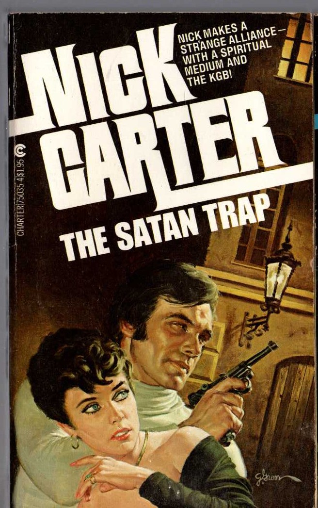 Nick Carter  THE SATAN TRAP front book cover image